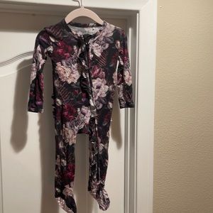 Little Bum Bums Footed One Piece